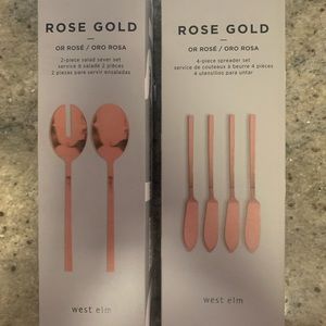 West Elm Rose Gold Flatware